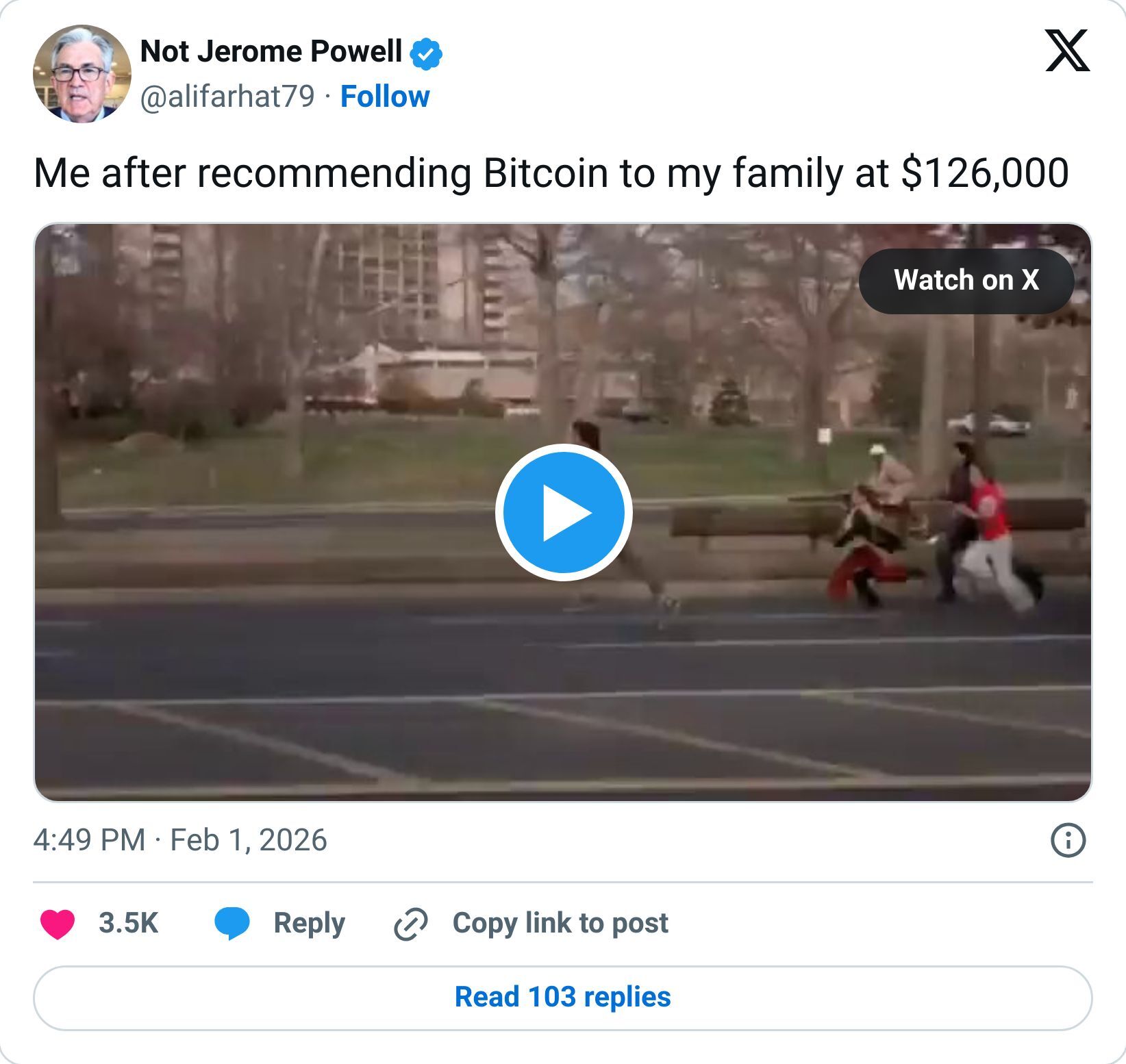 Tweet screenshot