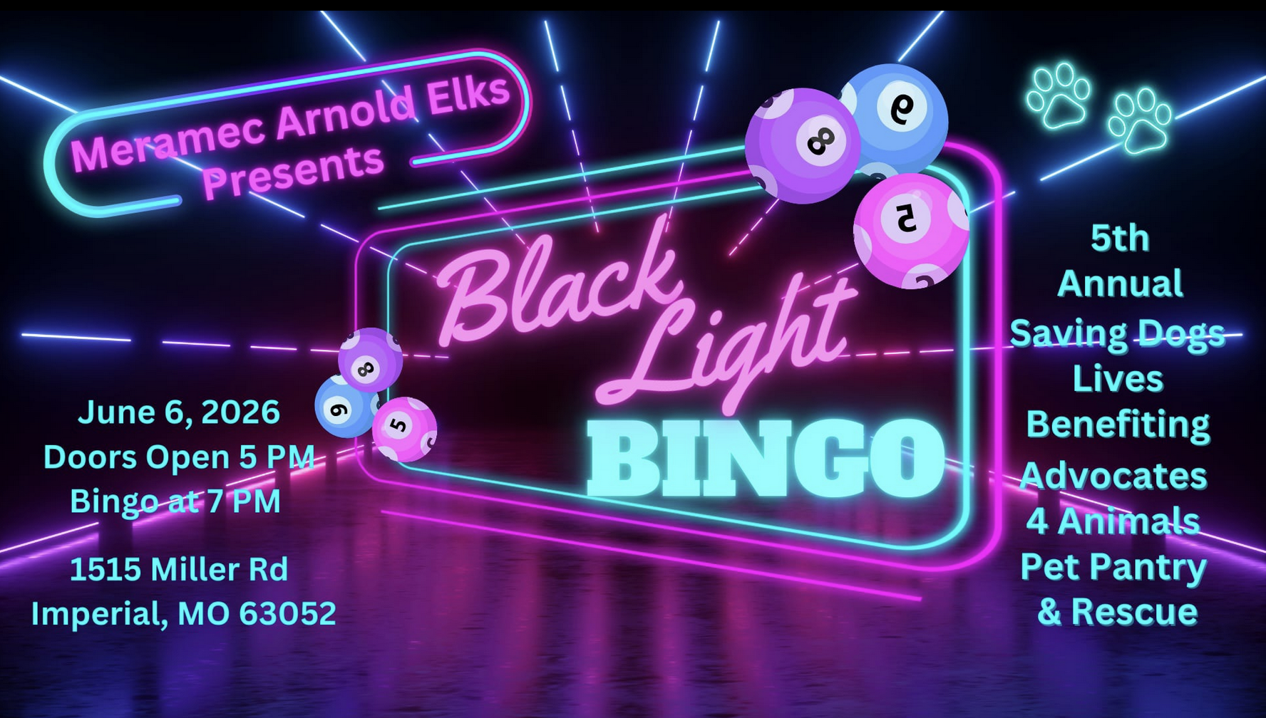 Black Light Bingo