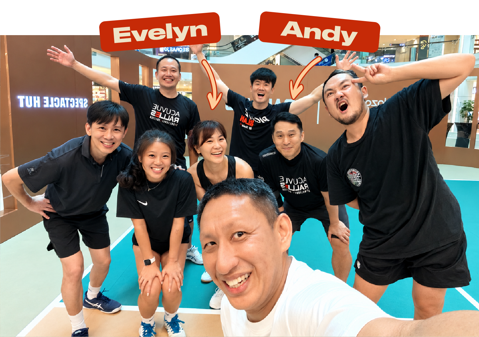While playing Pickleball with friends, Evelyn and Andy realised there was an opportunity...