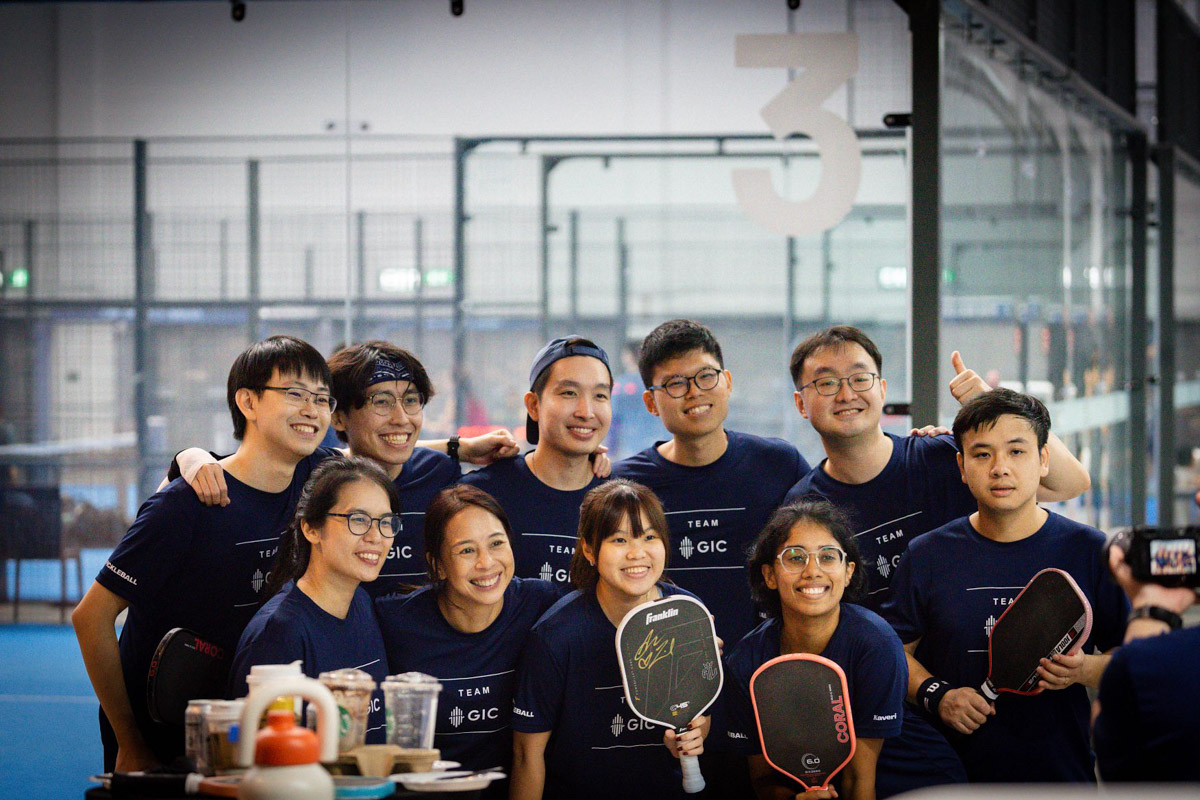 Team GIC who, we have to say, were such a nice bunch to chat with. Didn't give us any investment tips though. Cheh.
