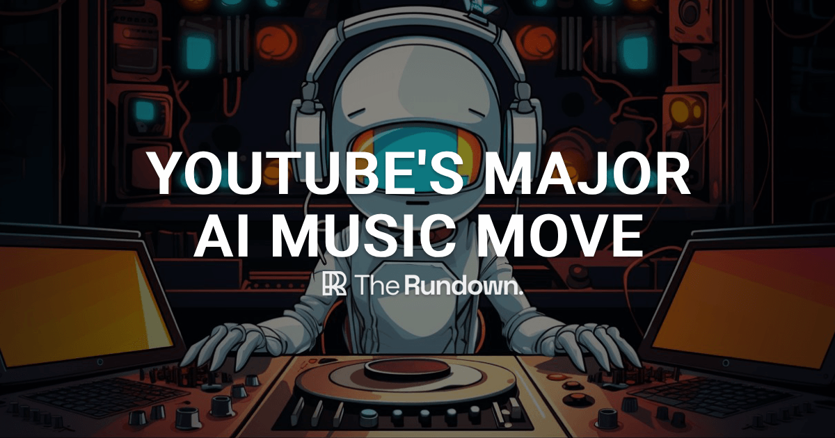🤖 A new era for music and AI