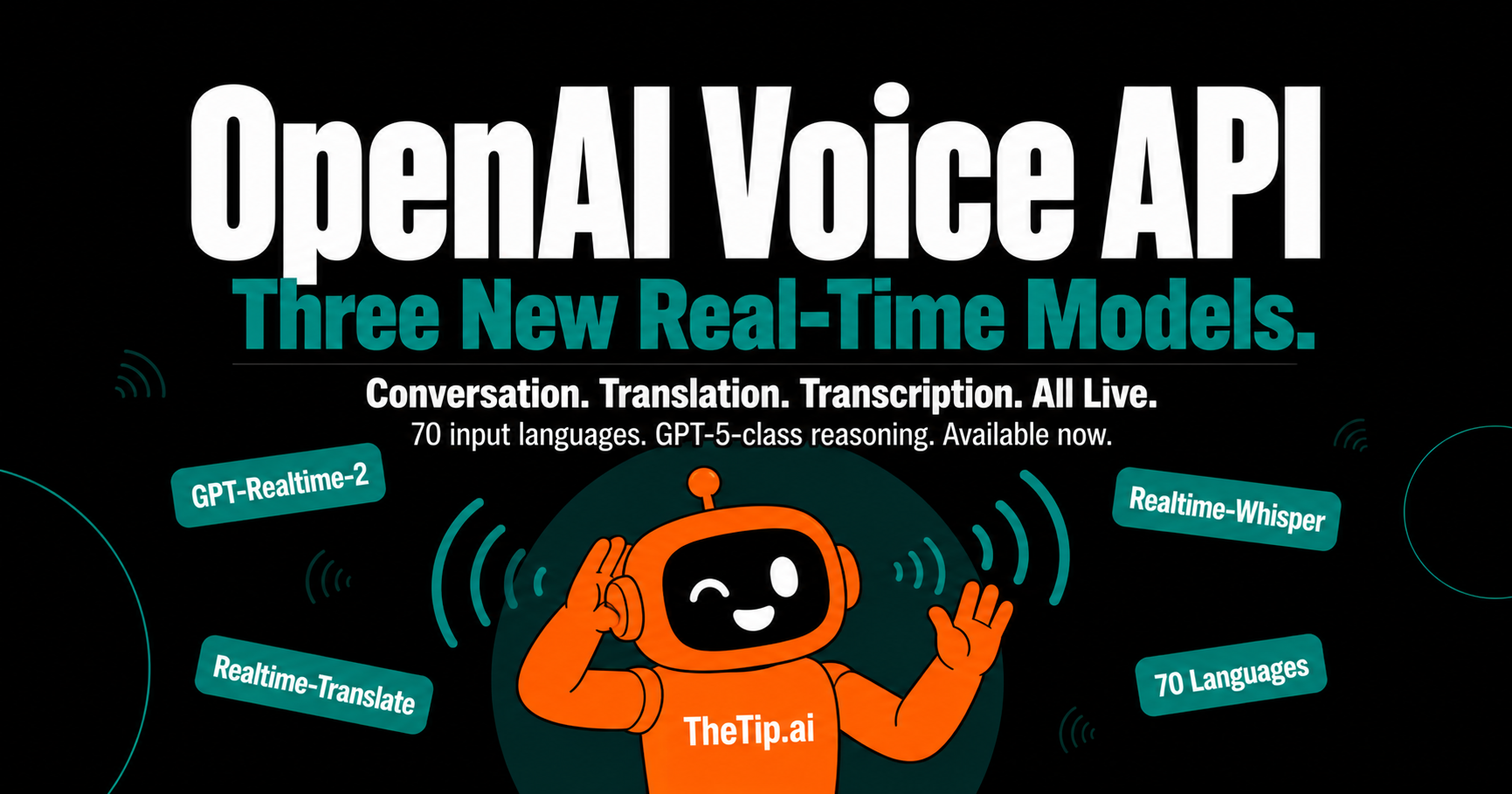 building a voice enabled python fastapi app using... OpenAI launches three new voice models in its Realtime API