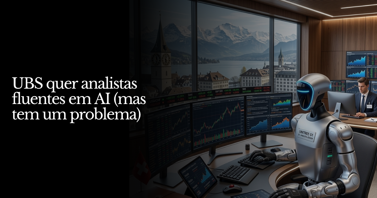 Banco quer analistas fluentes em AI (mas tem um problema)