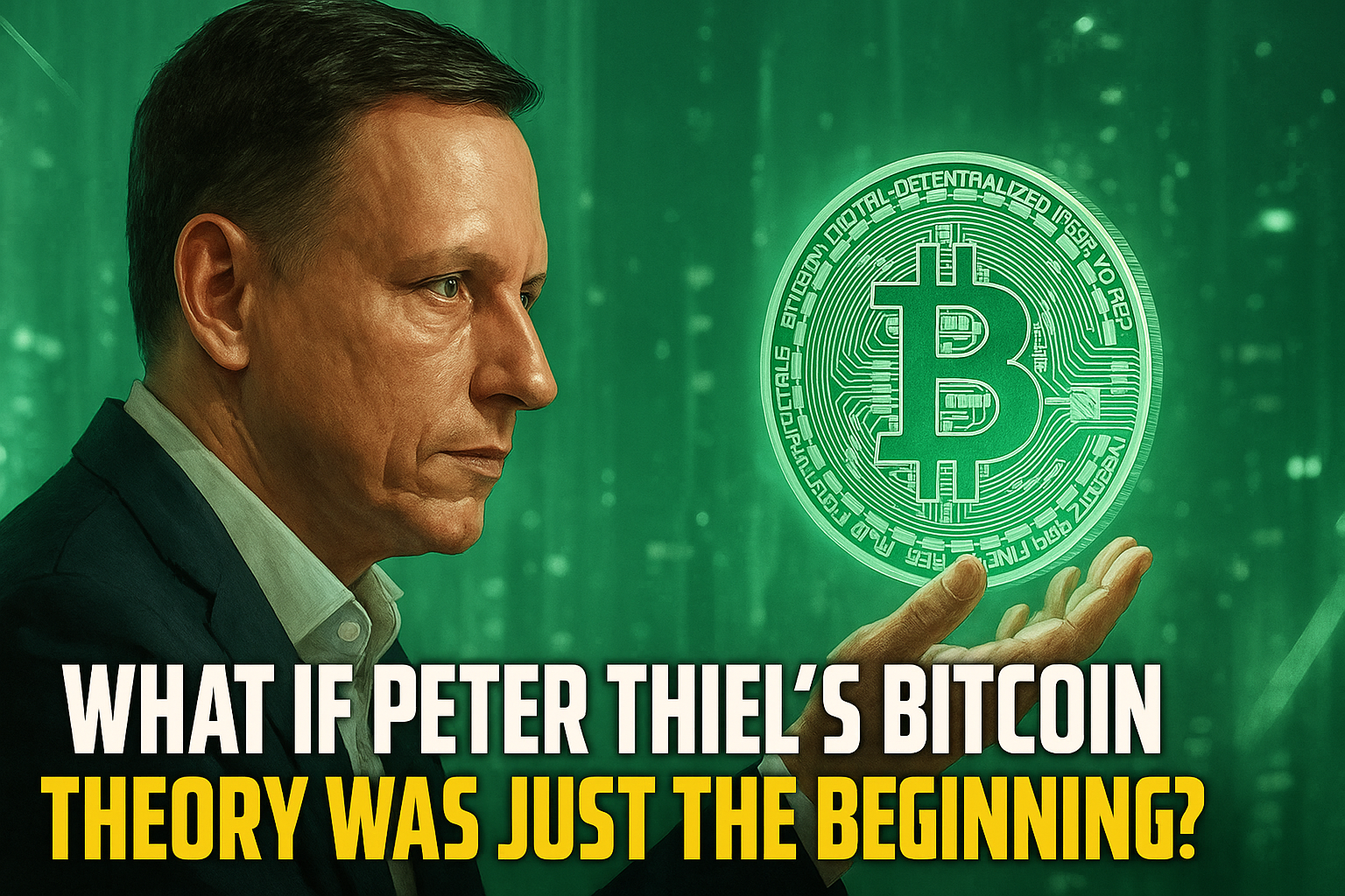 What If Peter Thiel's Bitcoin Theory Was Just the Beginning?