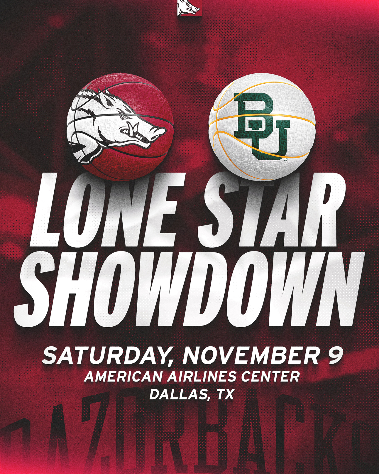 Lone Star Razorback Sticker Razorback Brew 11/8: Lone Star Showdown