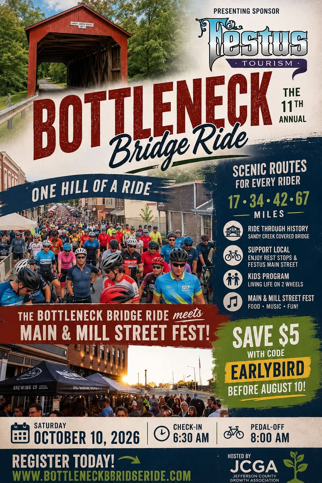 Bottleneck Bridge Ride on October 10