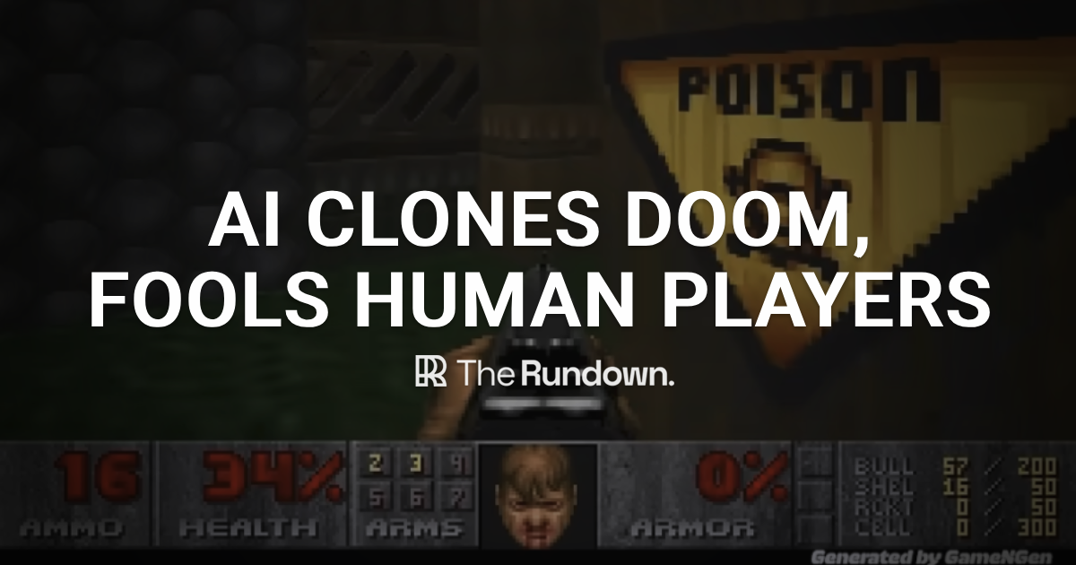 AI generates a video game in real-time!