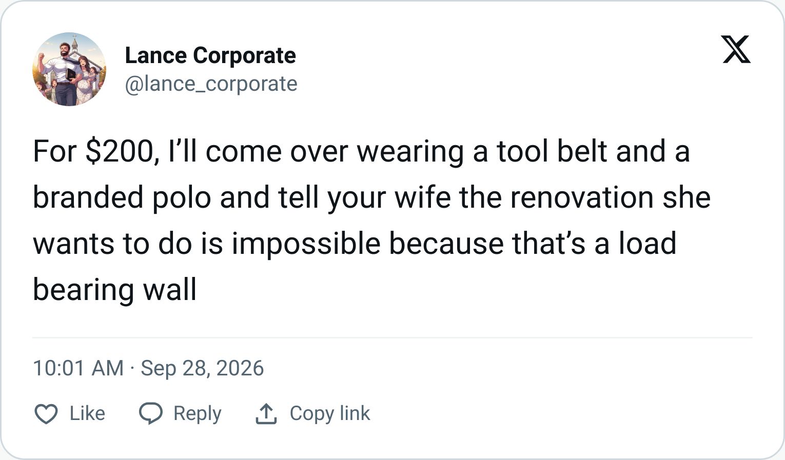 Tweet screenshot