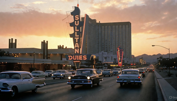 The Dunes Hotel on the Strip, Las Vegas, 1959