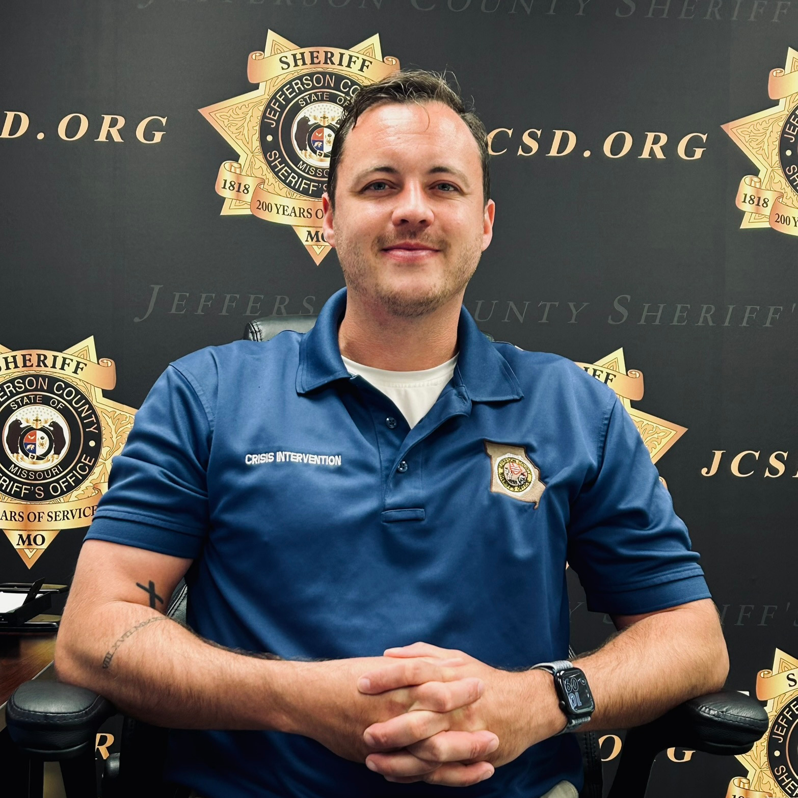 Dr. Austin Schwent of the Jefferson County Sheriff’s Office Crisis Intervention Unit