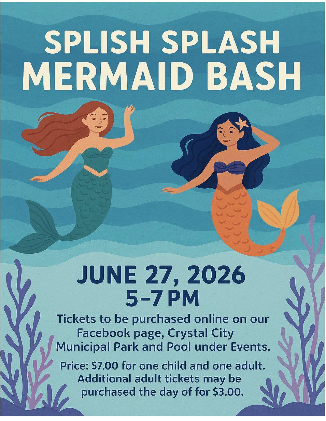Mermaid Splash June 27th