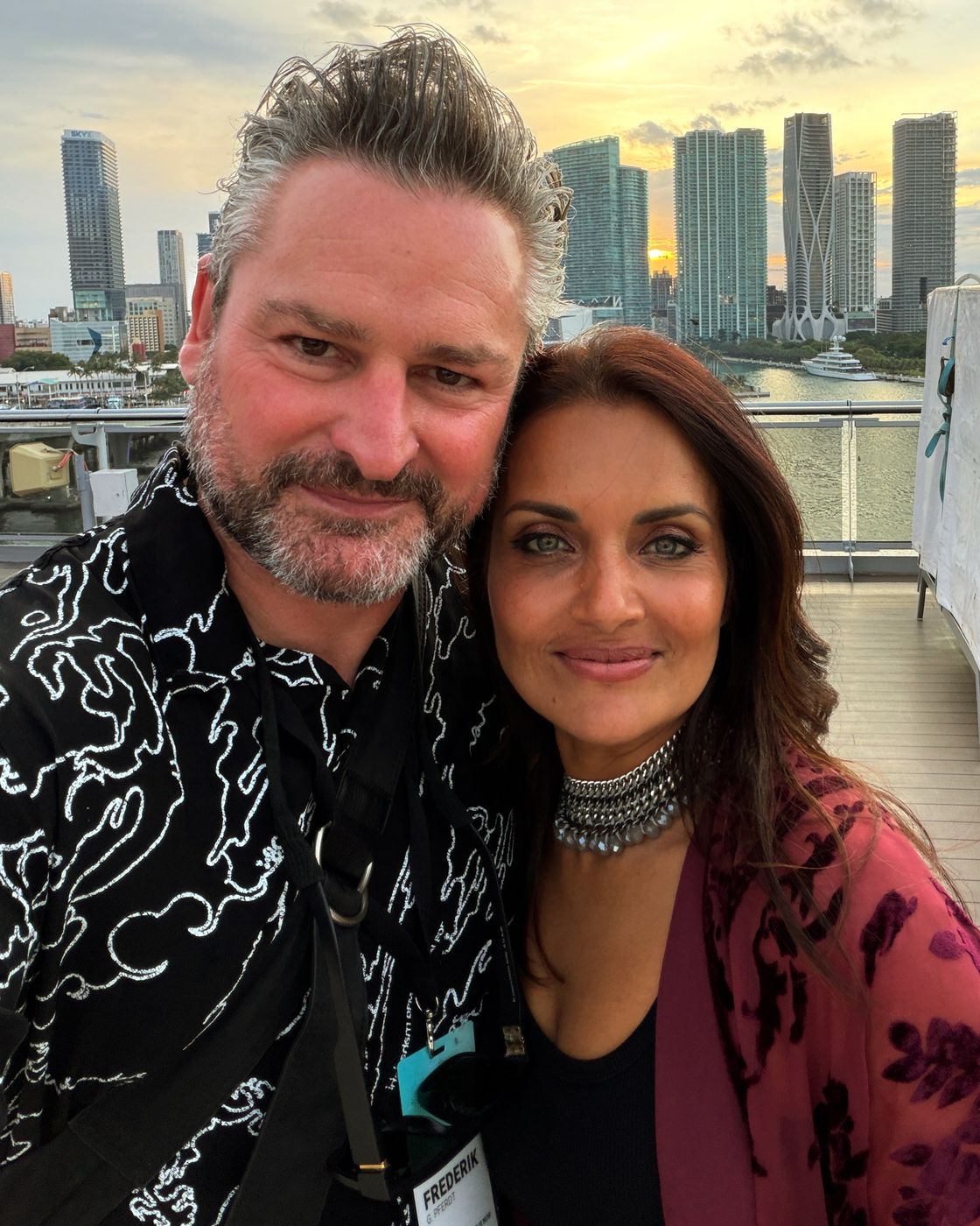 Dr. Shefali and me at Summit@Sea.