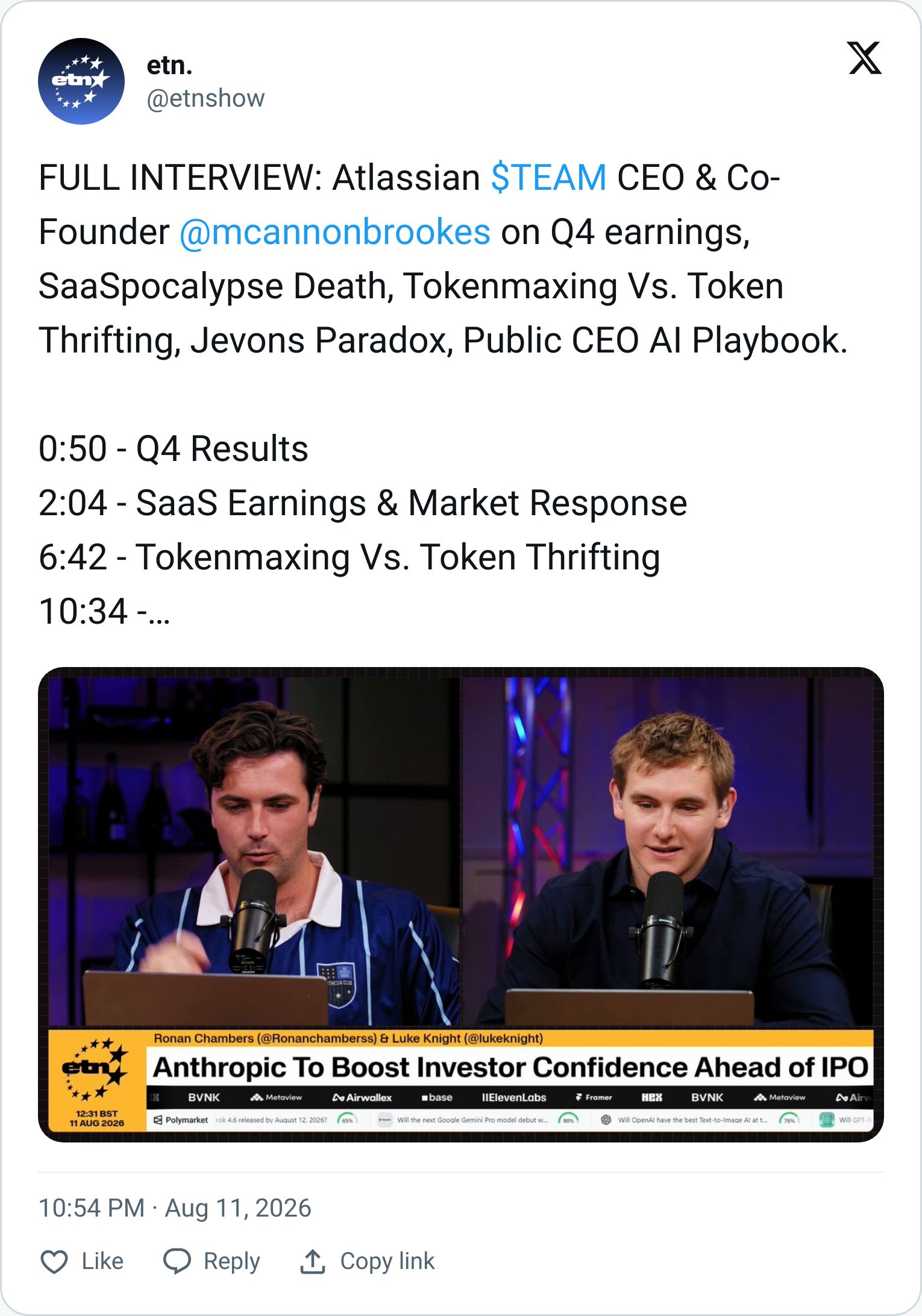 Tweet screenshot