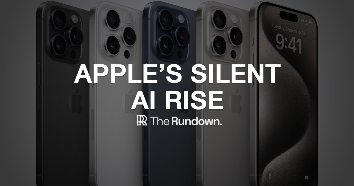 🤖 Apple's silent AI upgrades