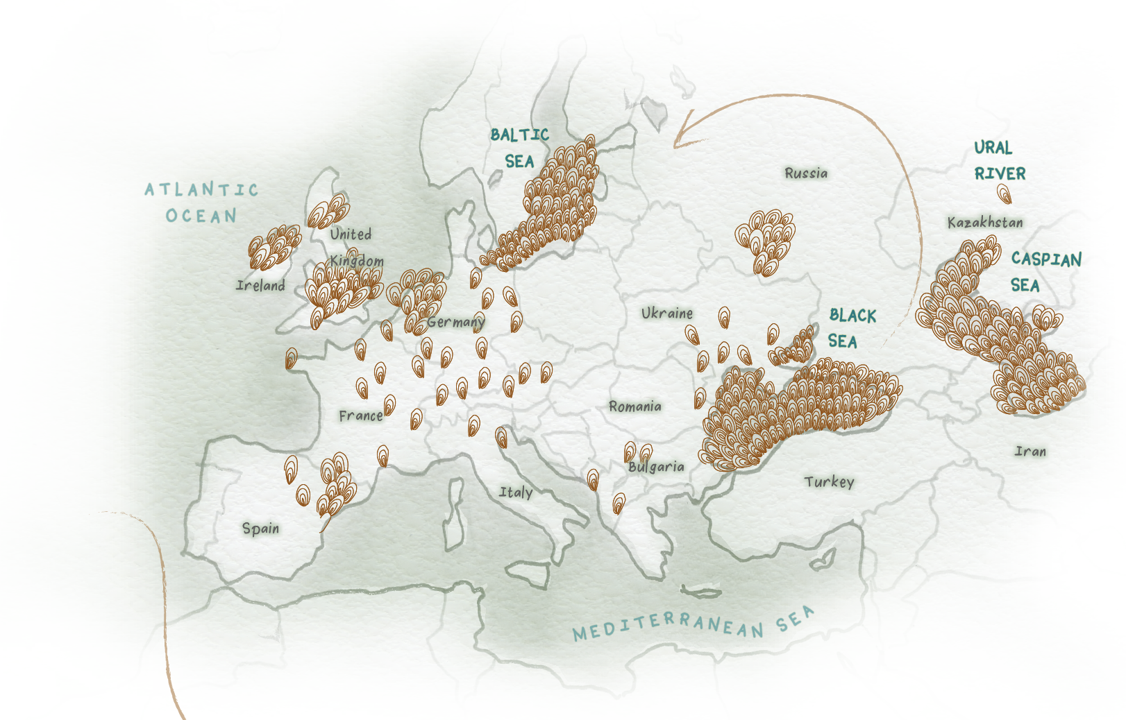 A little map break (and a lot of mussels)