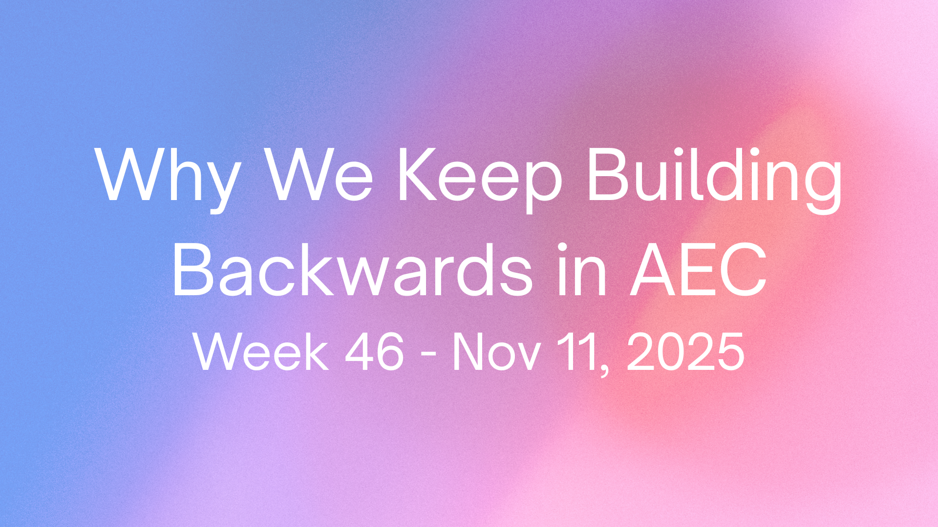 Model, Interface, Implementation: The Missing Order in AEC System Design