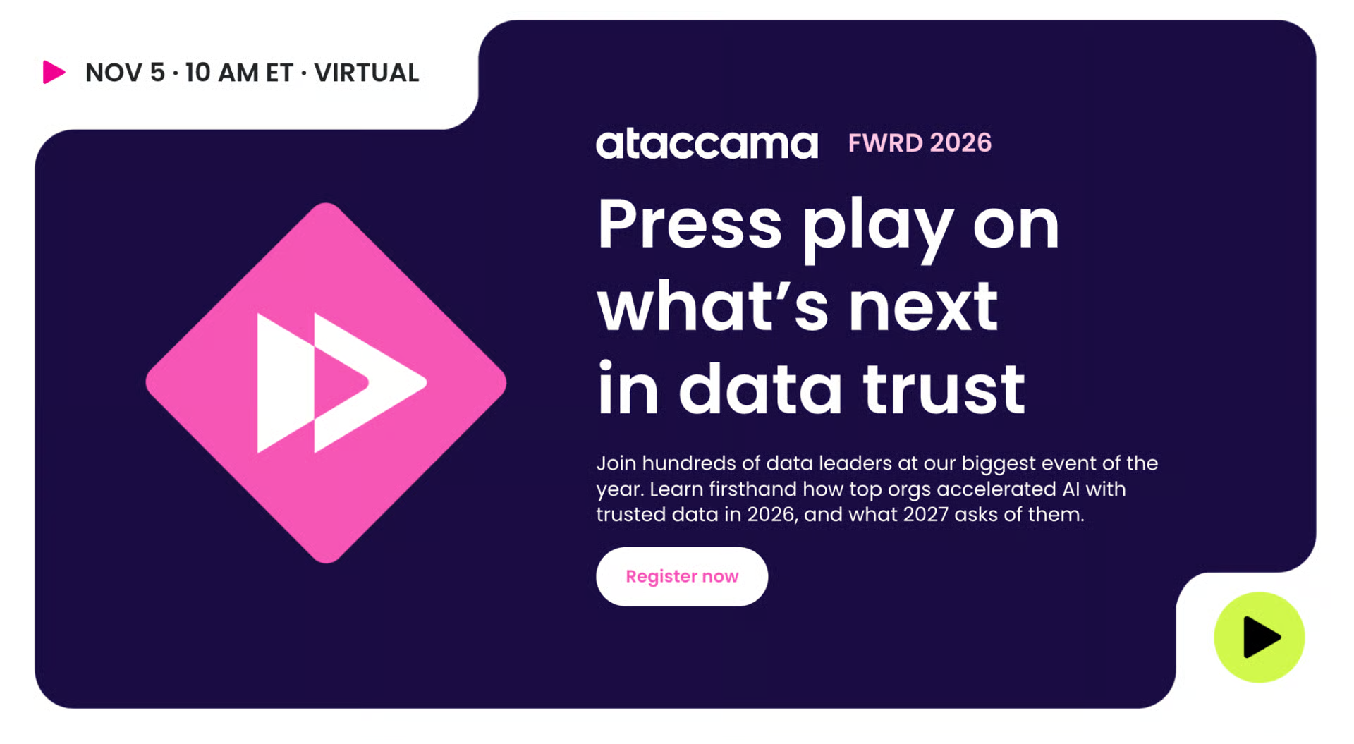67% of Data Leaders Don't Trust Their Data. FWRD 2026 Is Tackling It.