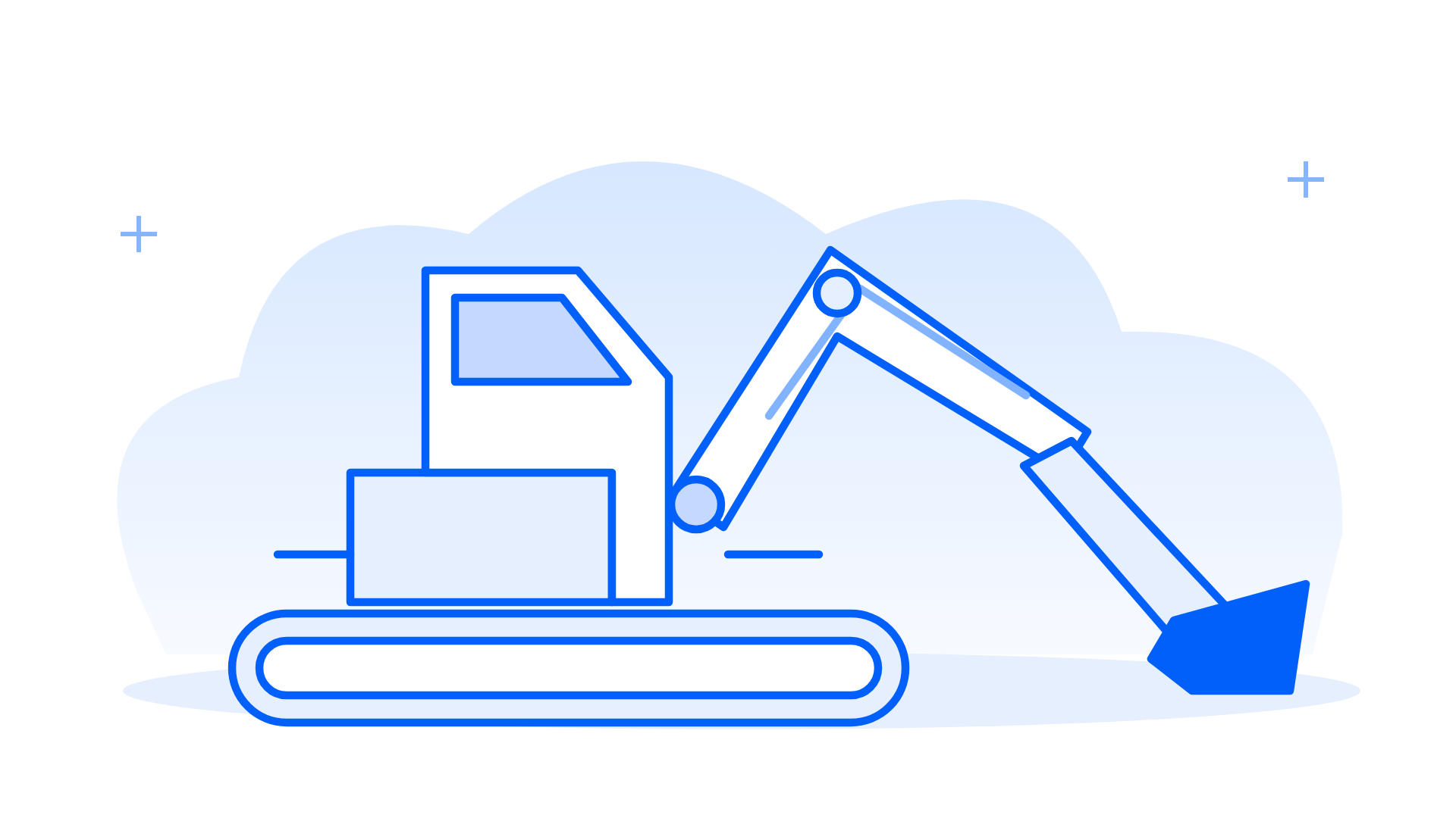 Investor Call conceptual editorial illustration: 03 machinery