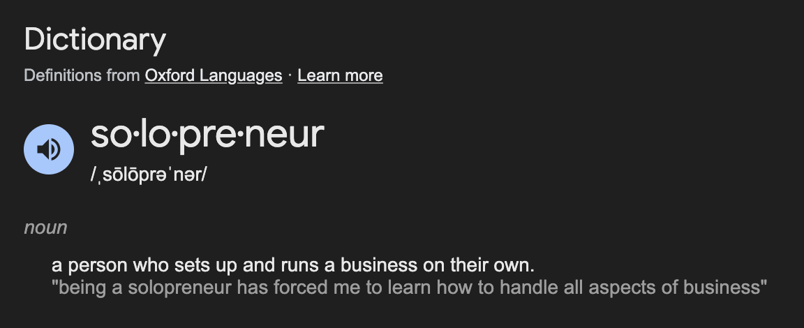 The Ultimate Guide to Solopreneurship