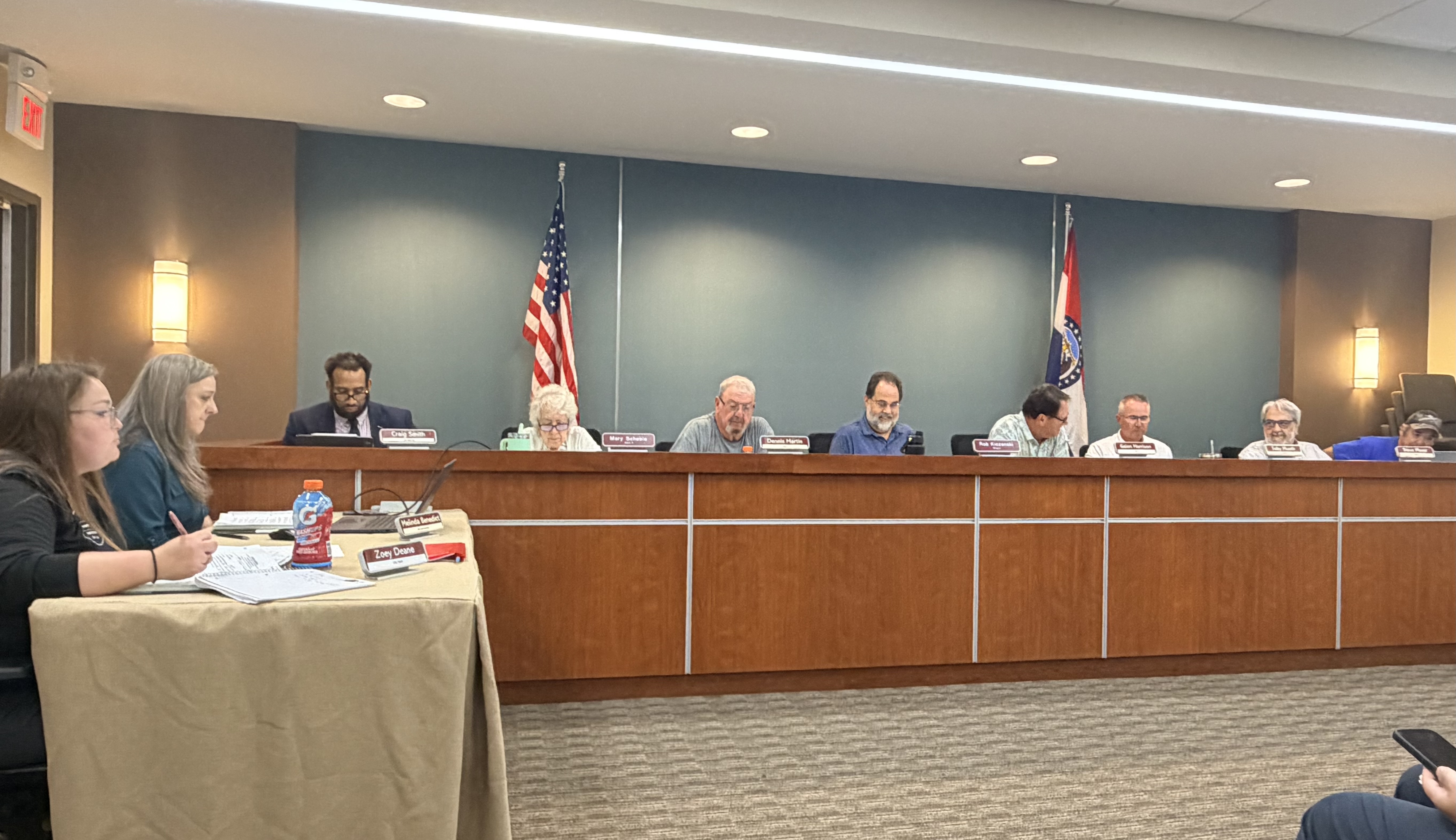 Byrnes Mill Board of Alderpersons meeting