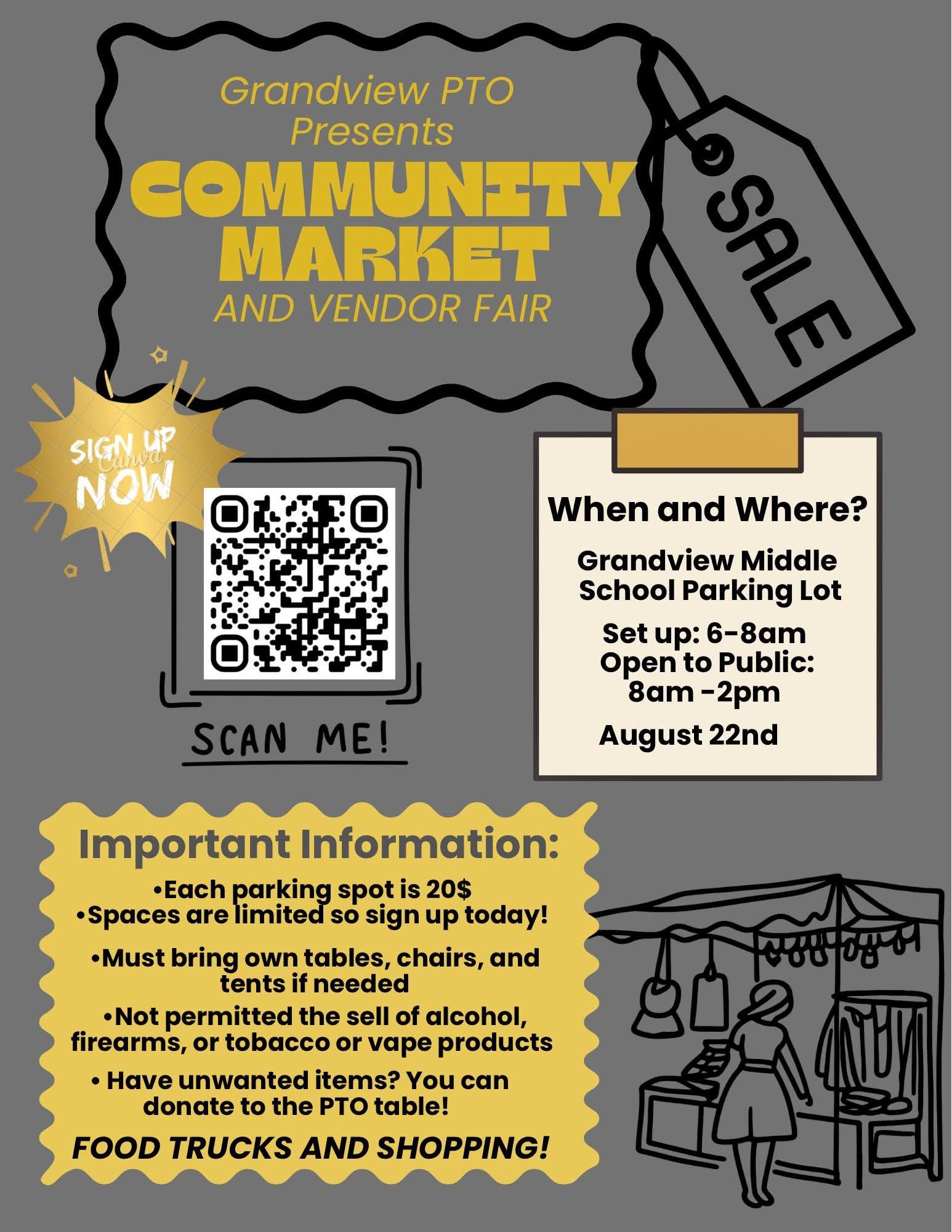 Community Market August 22