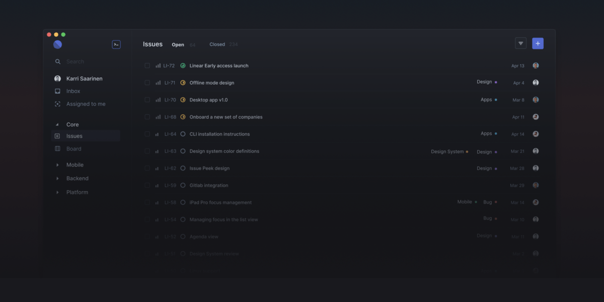 Linear – Issue Tracker