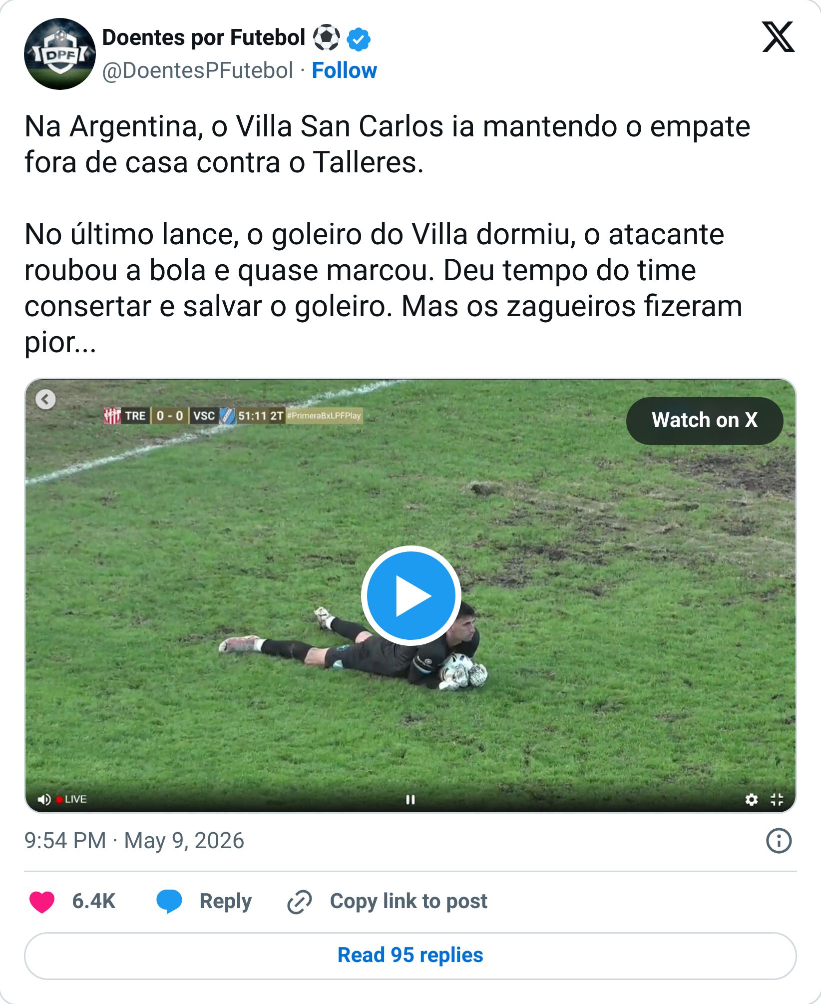 Tweet screenshot