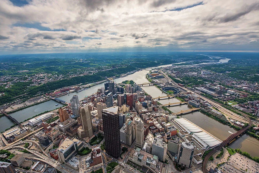 Downtown Pittsburgh Golden Triangle skyline