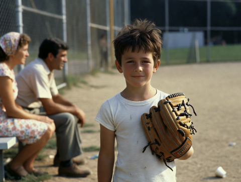 Stan’s First Little League Glove, 1972