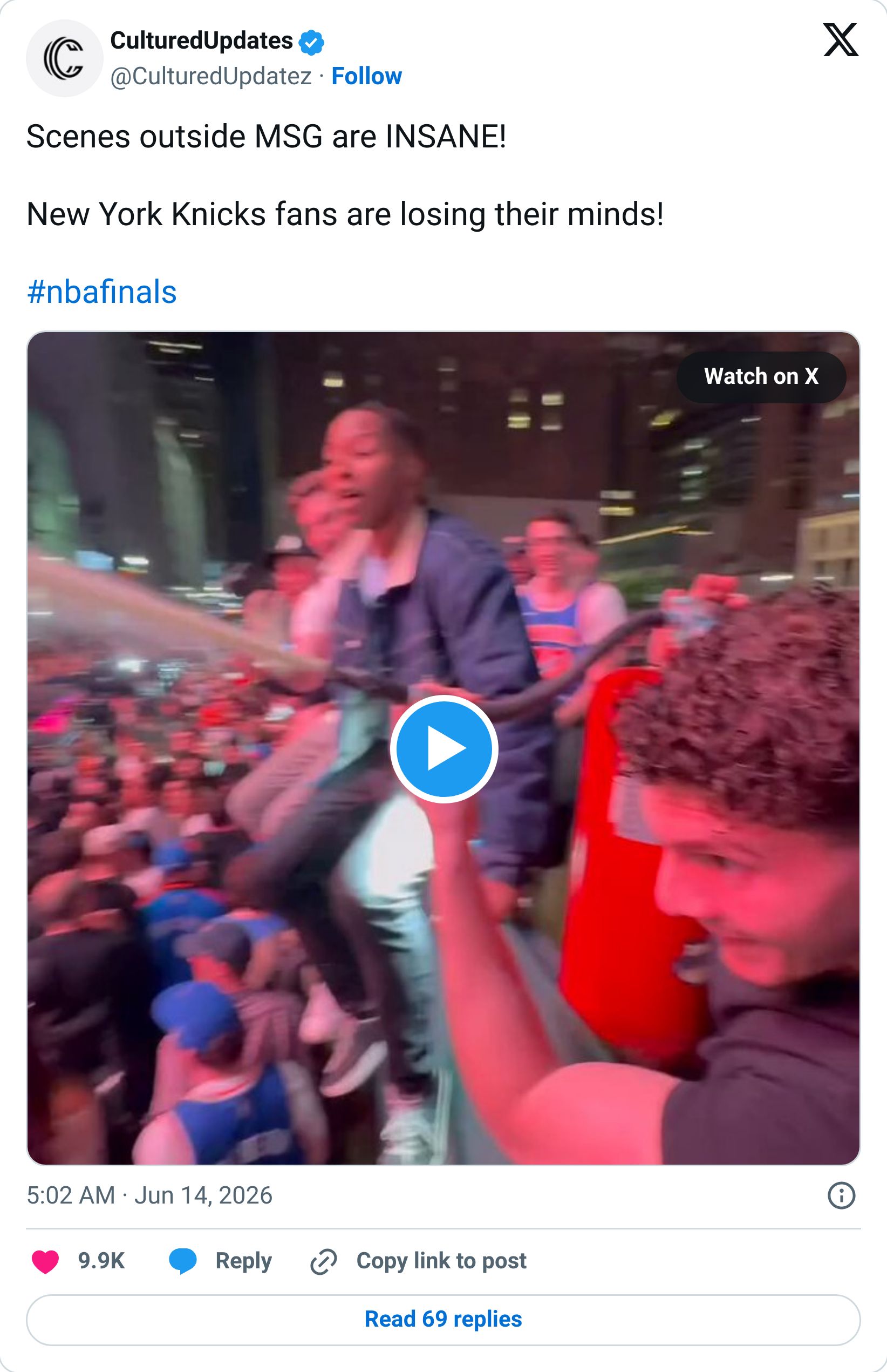 Tweet screenshot