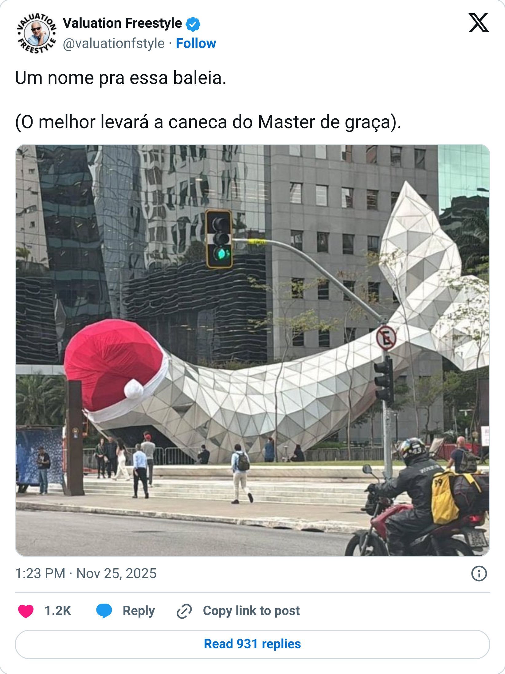 Tweet screenshot