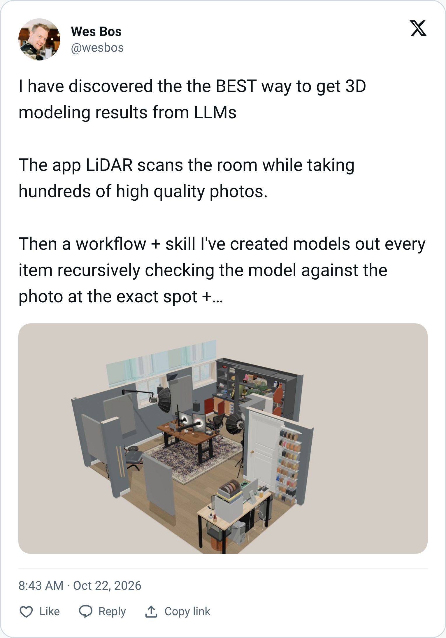 Tweet screenshot
