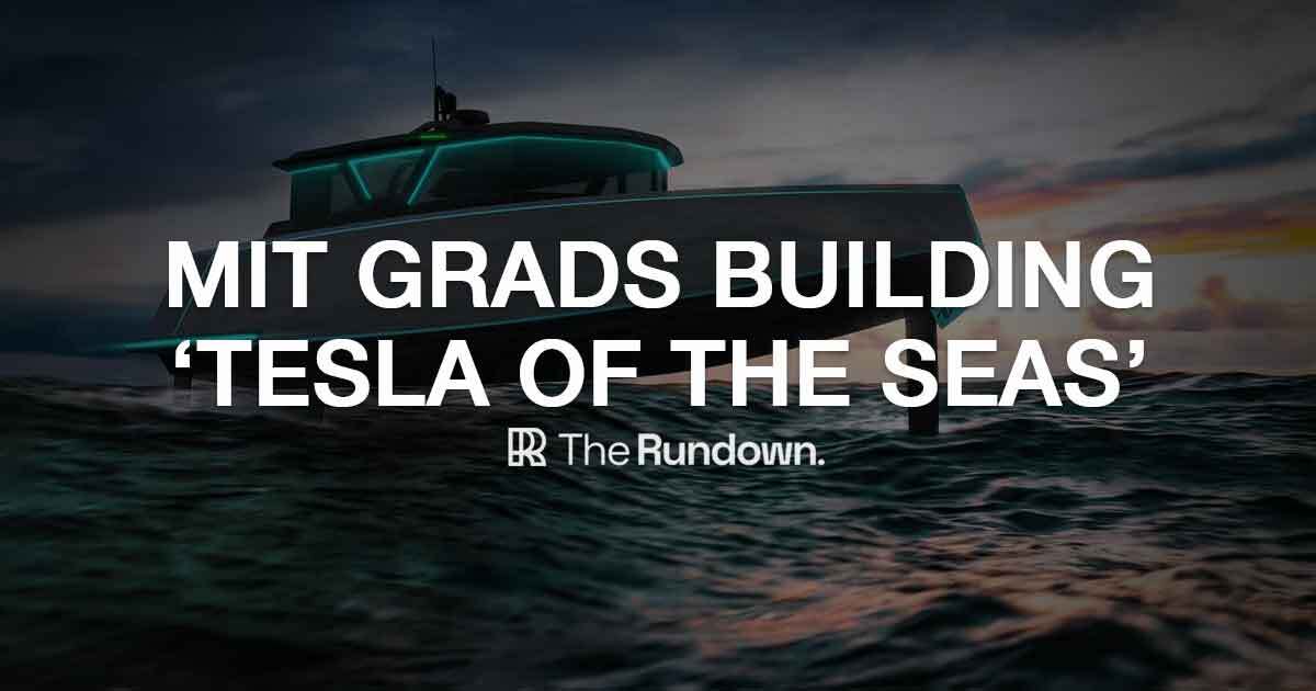 ⚡️ The 'Tesla of the seas' is coming