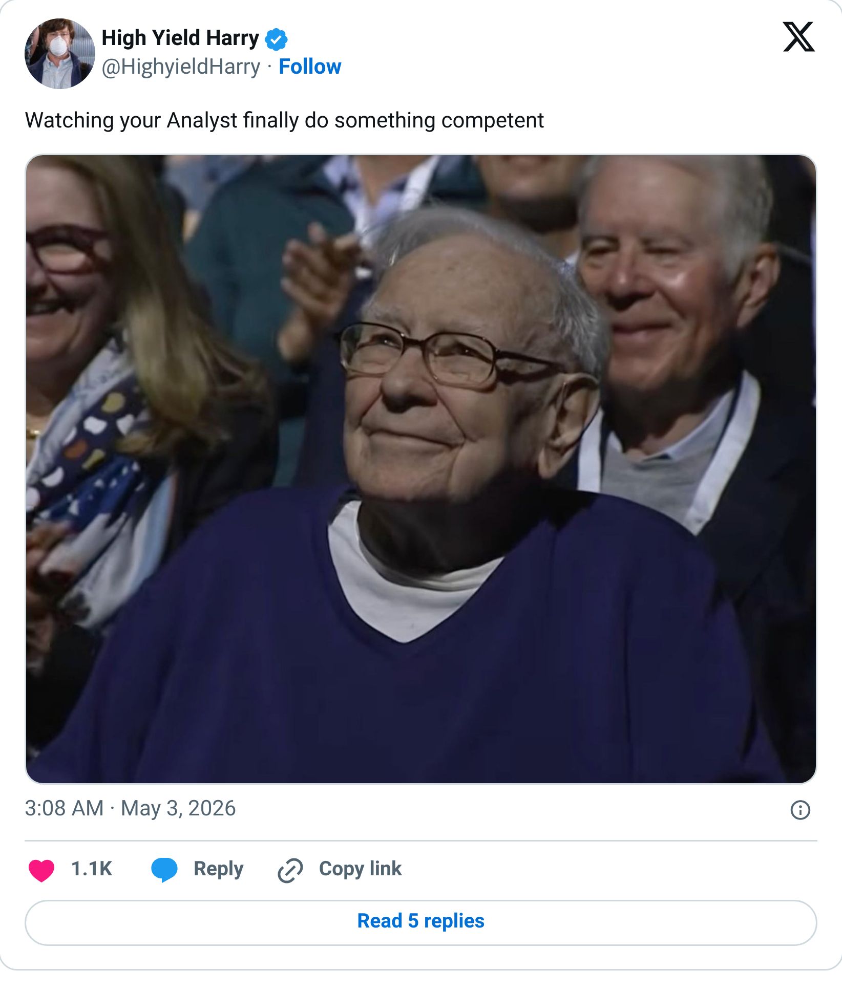 Tweet screenshot