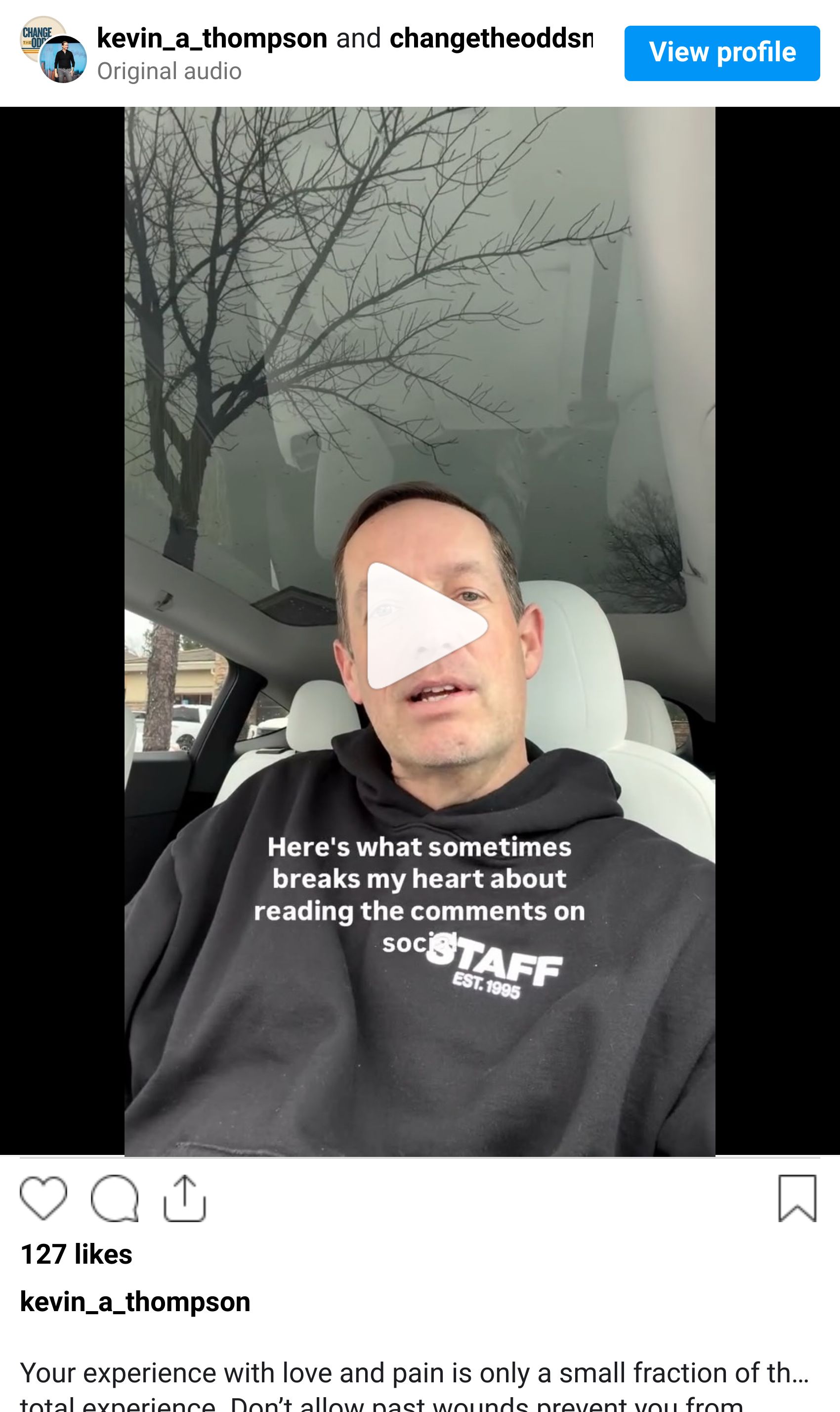 Instagram reel screenshot