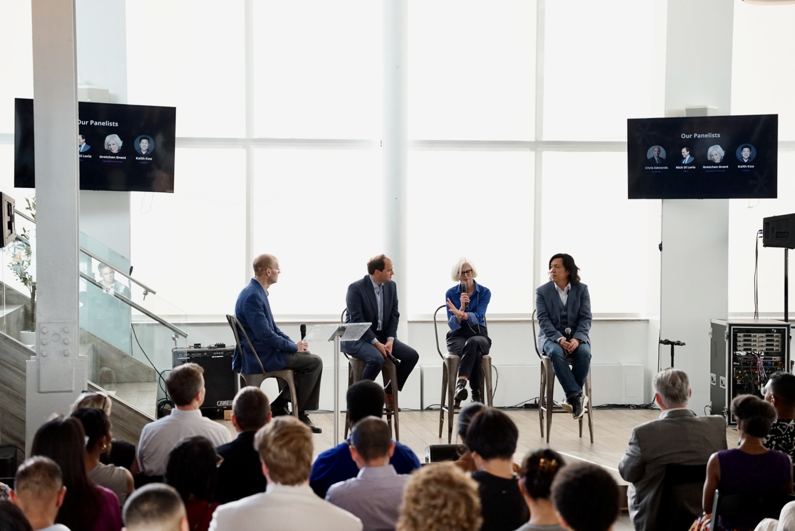 The Business of Christian Technology panel at The Mezzanine