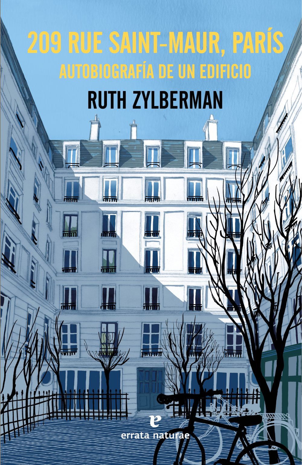 Portada de 209 rue Saint-Maur, París, de Ruth Zylberman