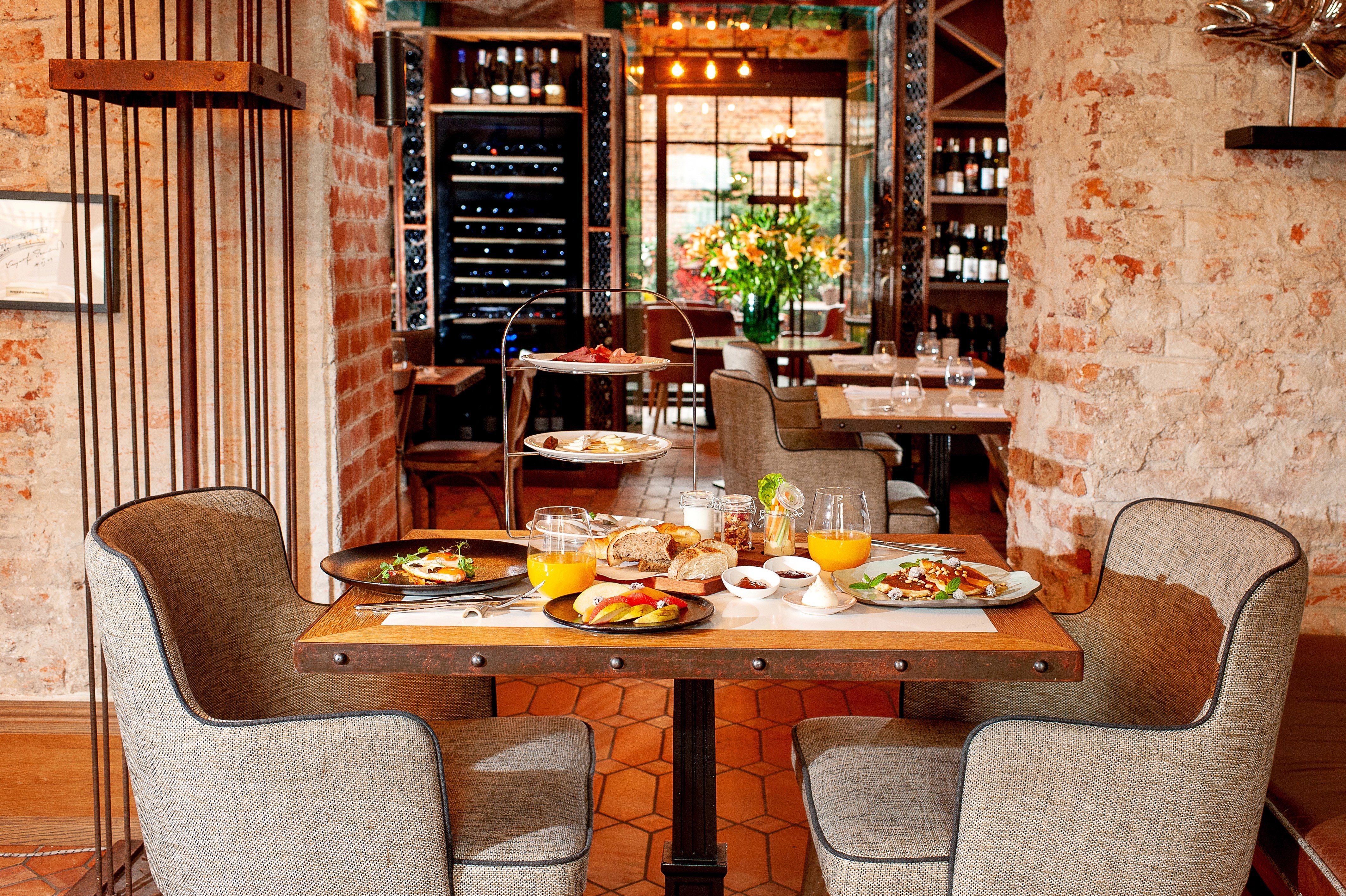 Breakfast table at Fiorentina in Balthazar Design Hotel