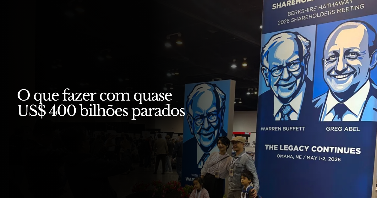 O que fazer com quase US$ 400 bilhões parados