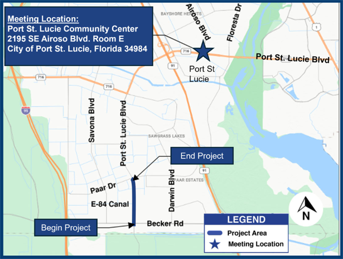 FDOT: Port St. Lucie Blvd construction from Paar Drive to Becker Road