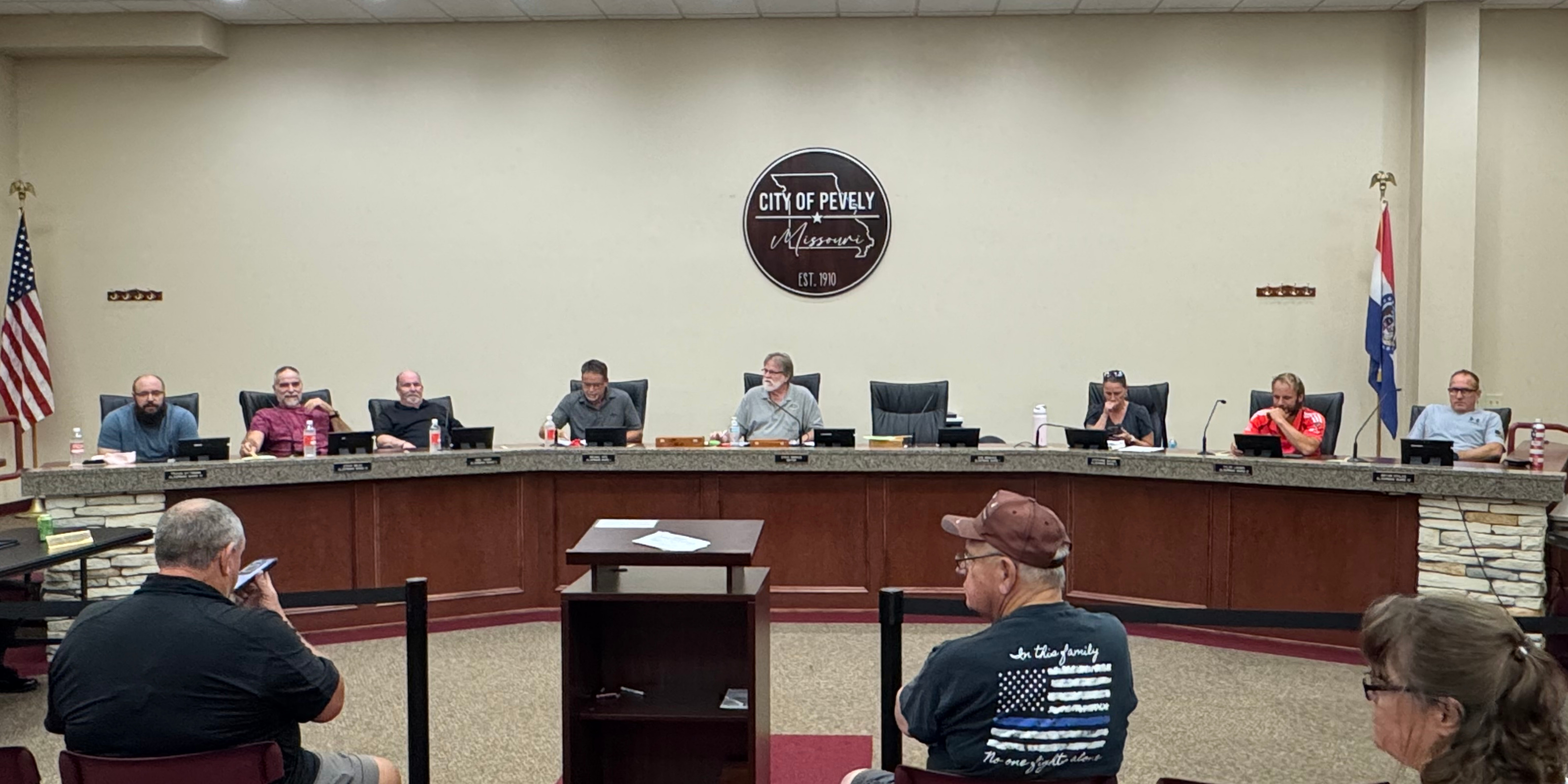Pevely Board of Aldermen meeting
