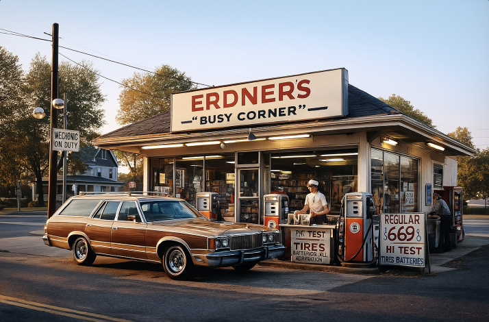 Erdner’s “Busy Corner” in South Jersey, Late 1970s