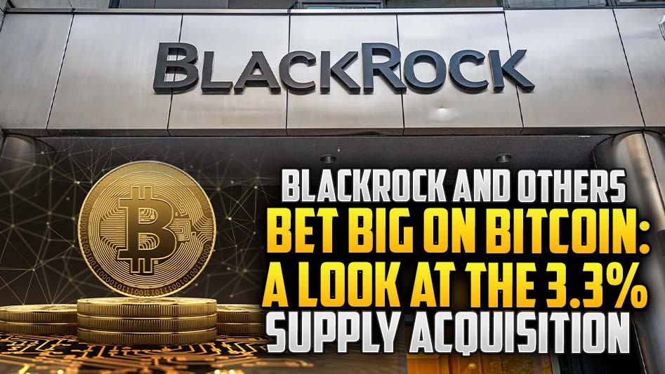 BlackRock and Others Bet Big on Bitcoin: A Look at the 3.3% Supply Acquisition