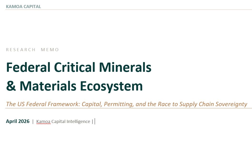 Federal Critical Minerals Materials Ecosystem