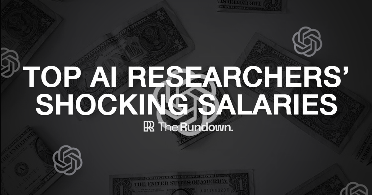 Top AI researchers earn $865k/year!