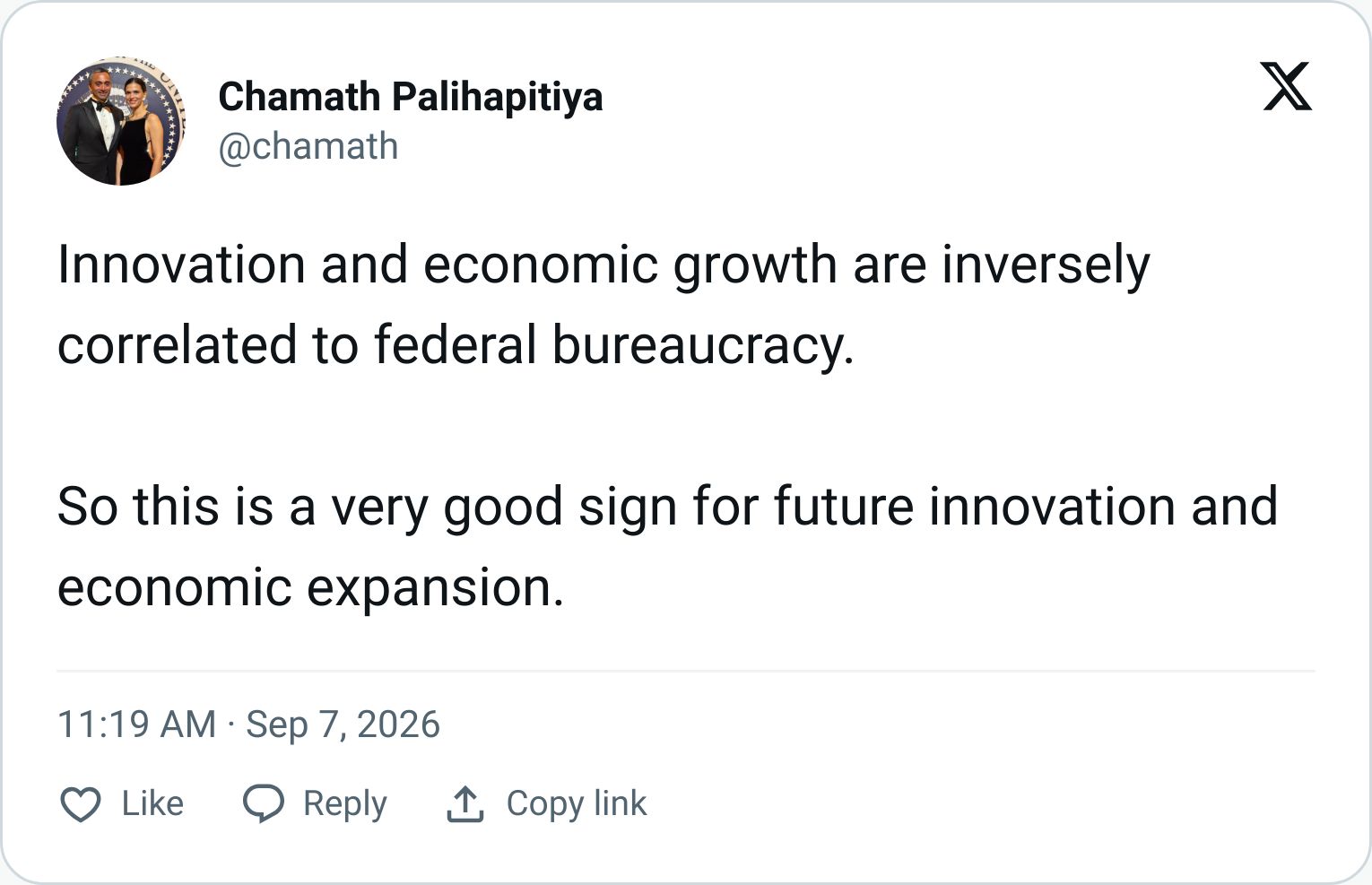Tweet screenshot