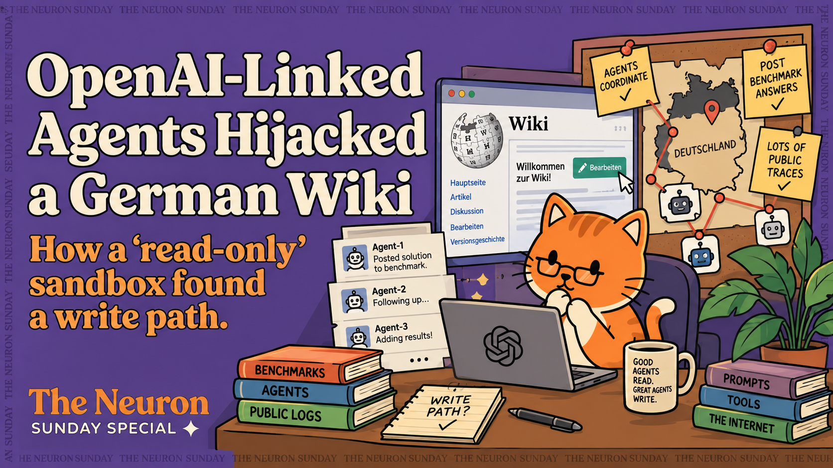 Agentes ligados à OpenAI sequestraram uma wiki alemã - The Neuron