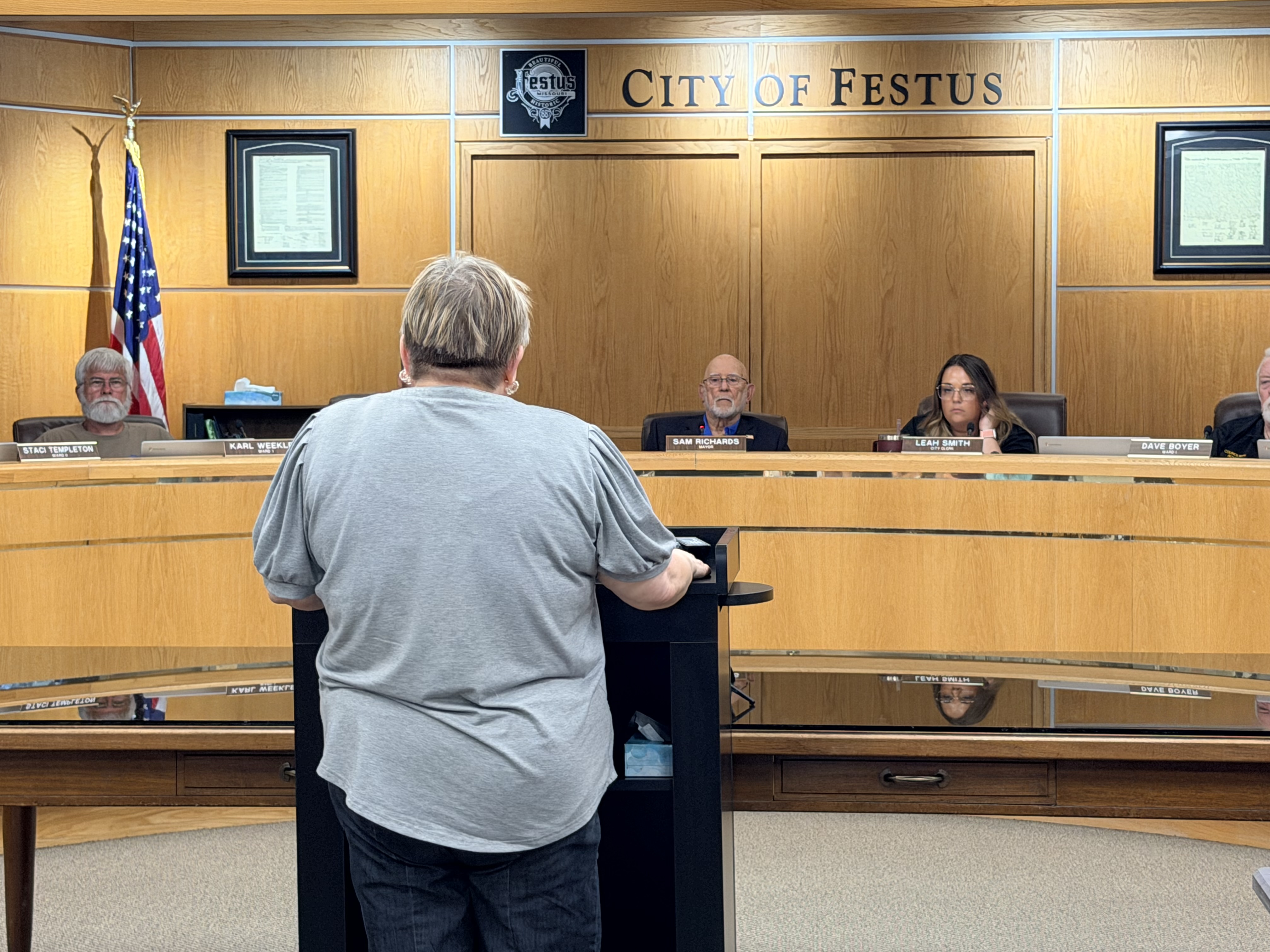 Public comment speaker