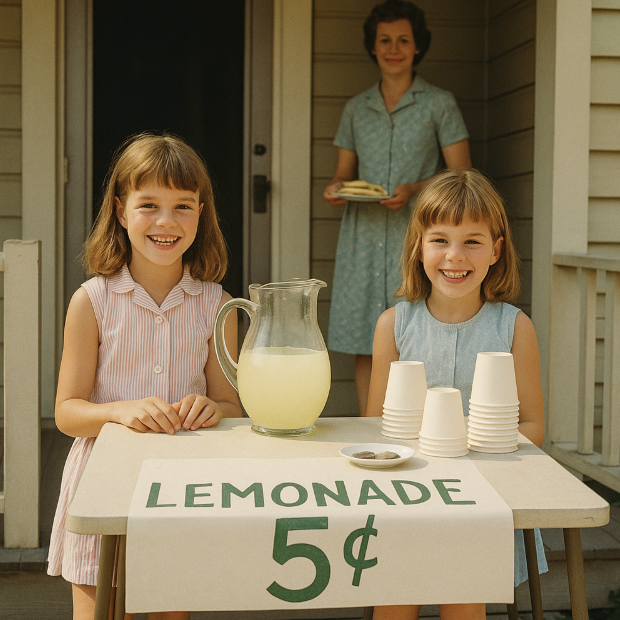 Linda’s Front Porch Lemonade Stand, 1962