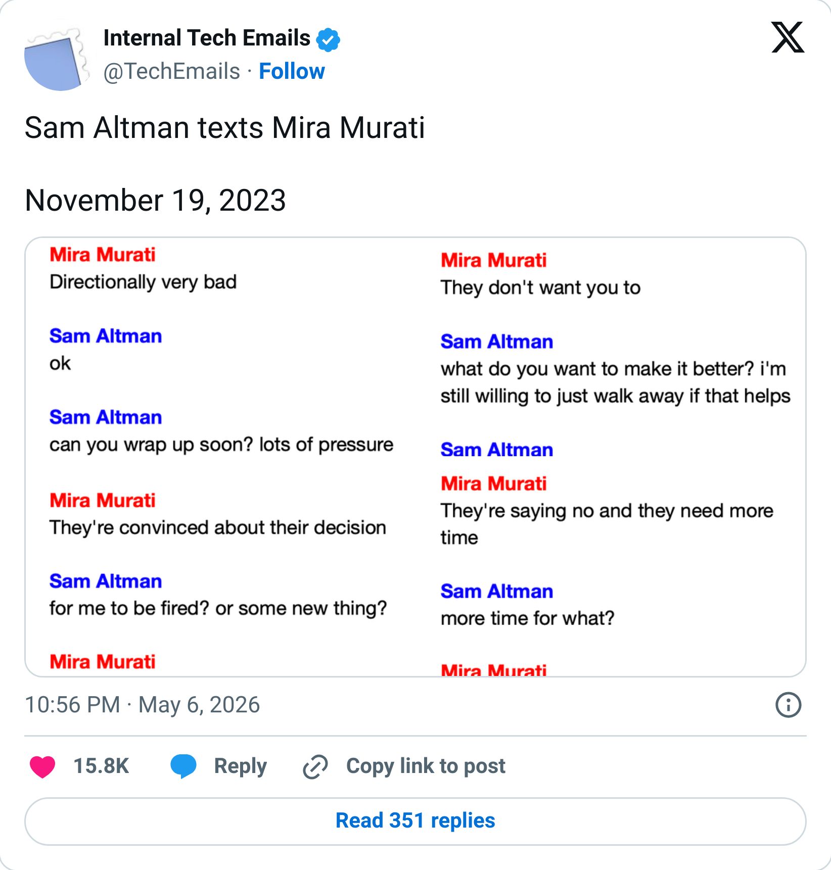 Tweet screenshot